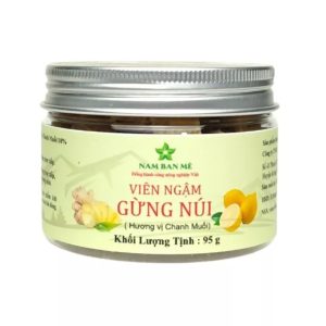 Viên Ngậm Gừng Núi Nam Ban Mê Hương Vị Chanh Muối 95g/hũ