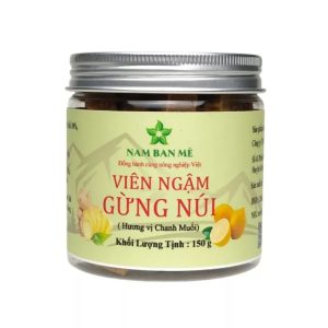 Viên Ngậm Gừng Núi vị chanh muối Nam Ban Mê 150g/hũ