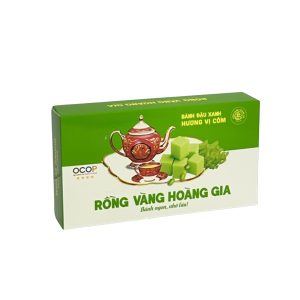 Bánh đậu xanh H24 Rồng Vàng Hoàng Gia hương vị cốm hộp 300g