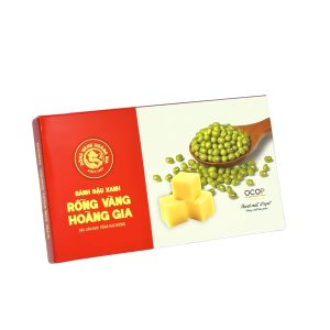 Bánh đậu xanh H15 Rồng Vàng Hoàng Gia hộp 210g (15 cái x 144g)