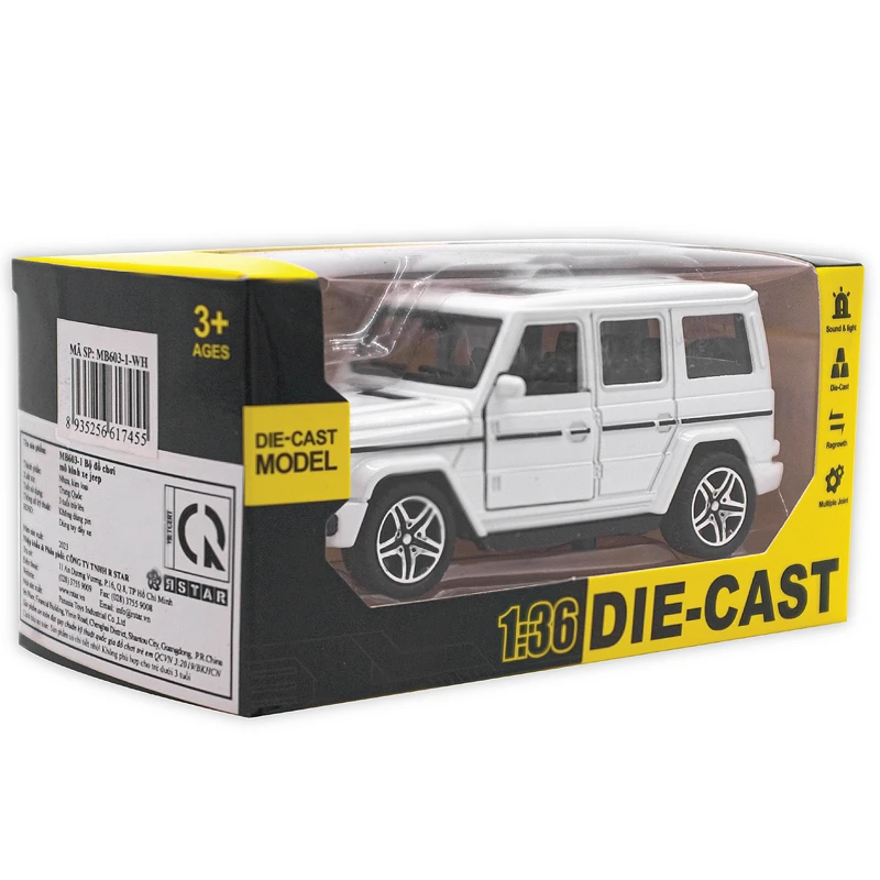 Xe mô hình ô tô Die-cast RA101 R Star – SUV địa hình cao cấp