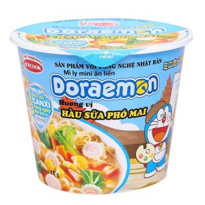 Mì ly mini Doreamon hàu sữa phô mai 48g