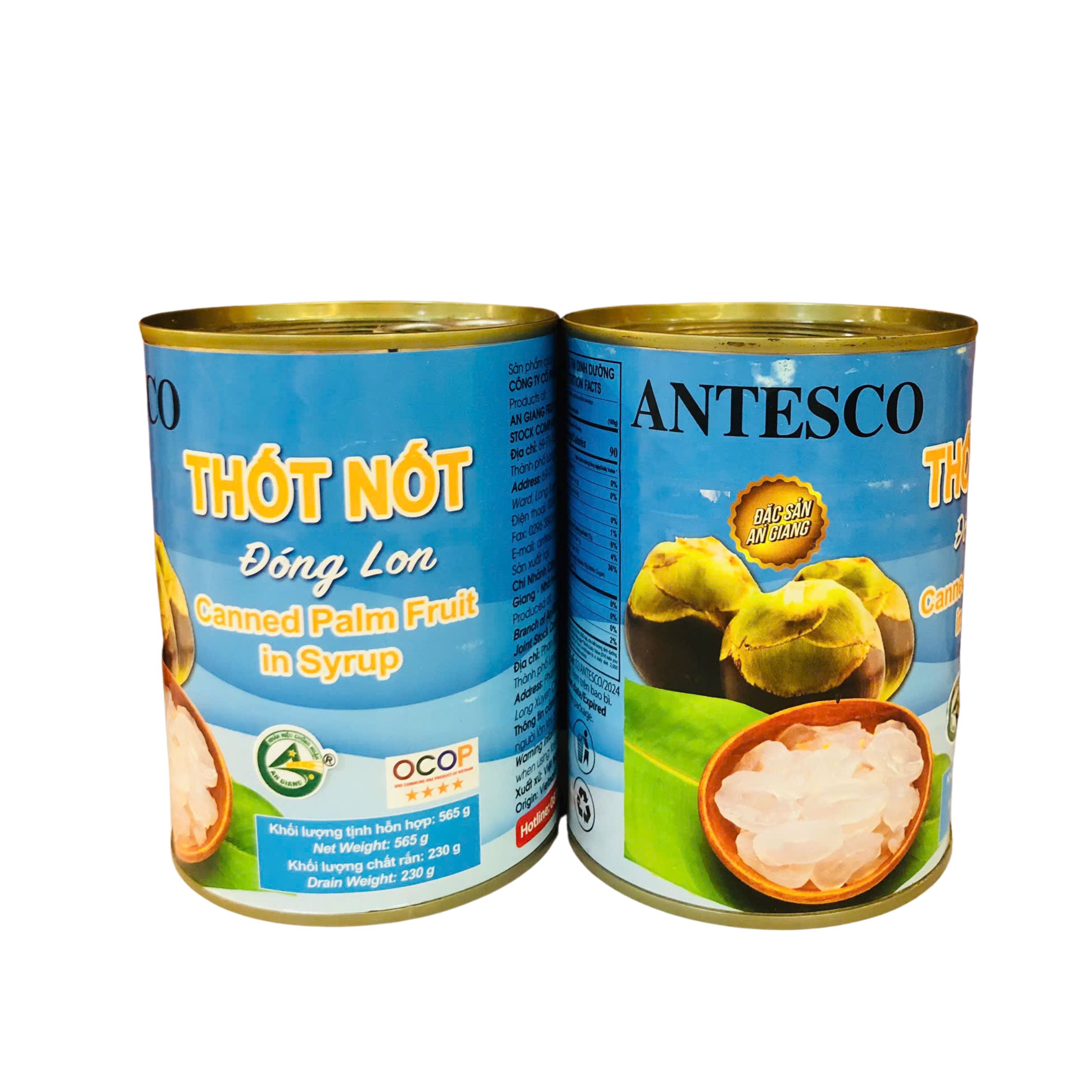 Thốt nốt đóng hộp 565g antesco