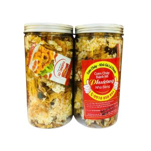 Cơm Cháy Khô Gà Lá Chanh Phương Hộp 170G | Giòn Cay Đậm Vị