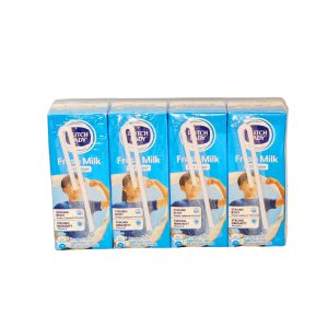 Sữa Tươi Tiệt Trùng Cô Gái Hà Lan Ít Đường Block 4 Hộp x 180ml