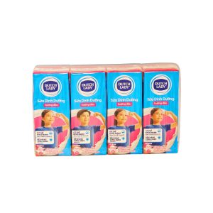 Sữa Tươi Tiệt Trùng Cô Gái Hà Lan Hương Dâu Block 4 Hộp x 180ml