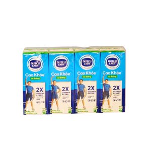Sữa Tươi Tiệt Trùng Cô Gái Hà Lan Cao Khỏe Có Đường Block 4 Hộp x 170ml