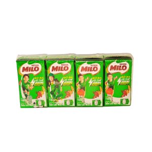 Sữa Lúa Mạch Nestlé MILO Block 4 Hộp x 110ml – Thức Uống Dinh Dưỡng Vị Cacao