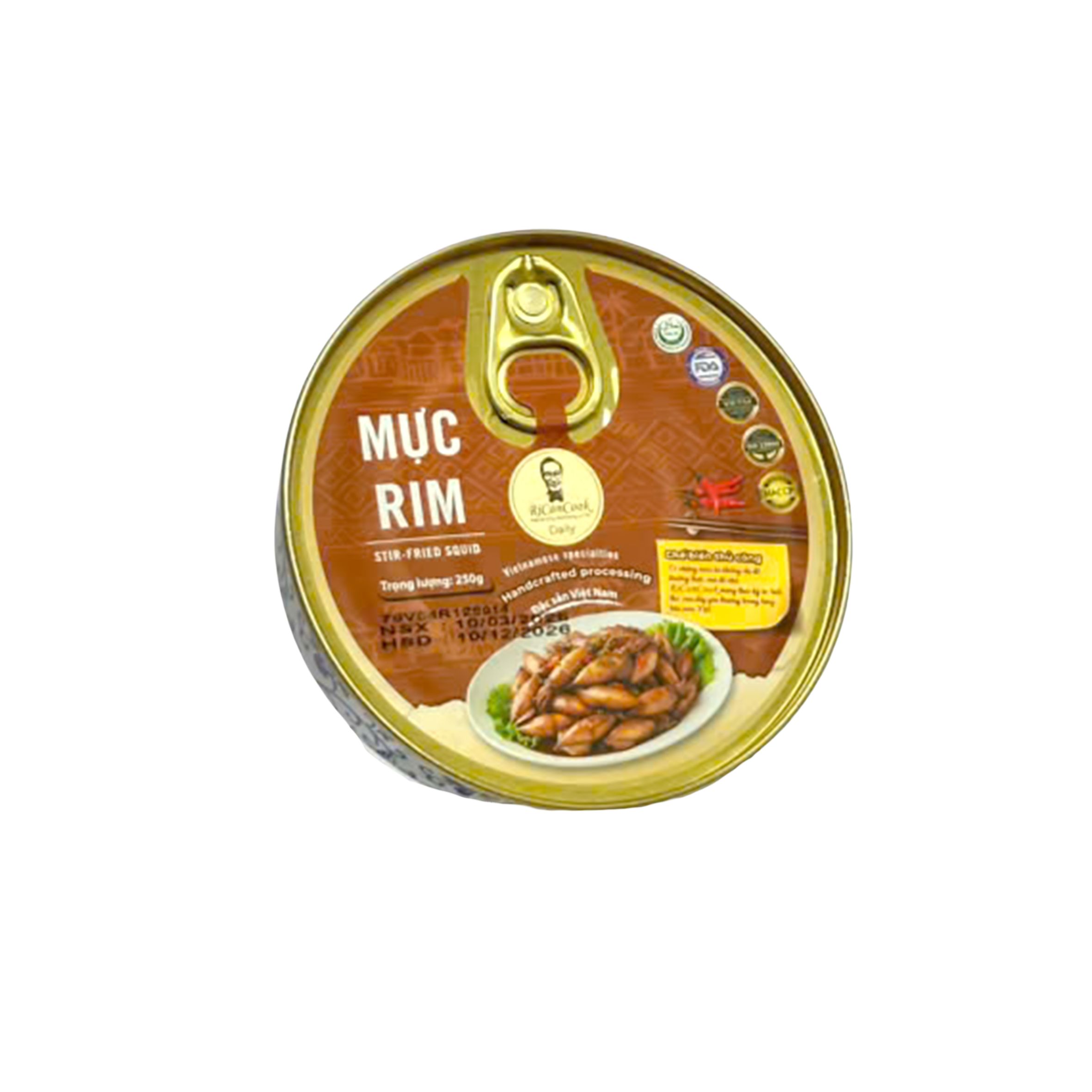 Mực Rim RiCanCook Bát Nhôm 250g