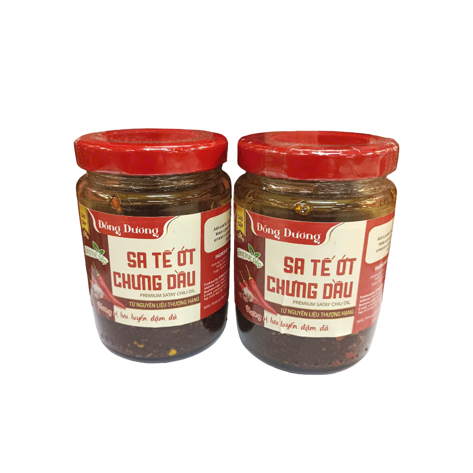 Sa Tế Ớt Chưng Dầu Đồng Dương Hũ 120g