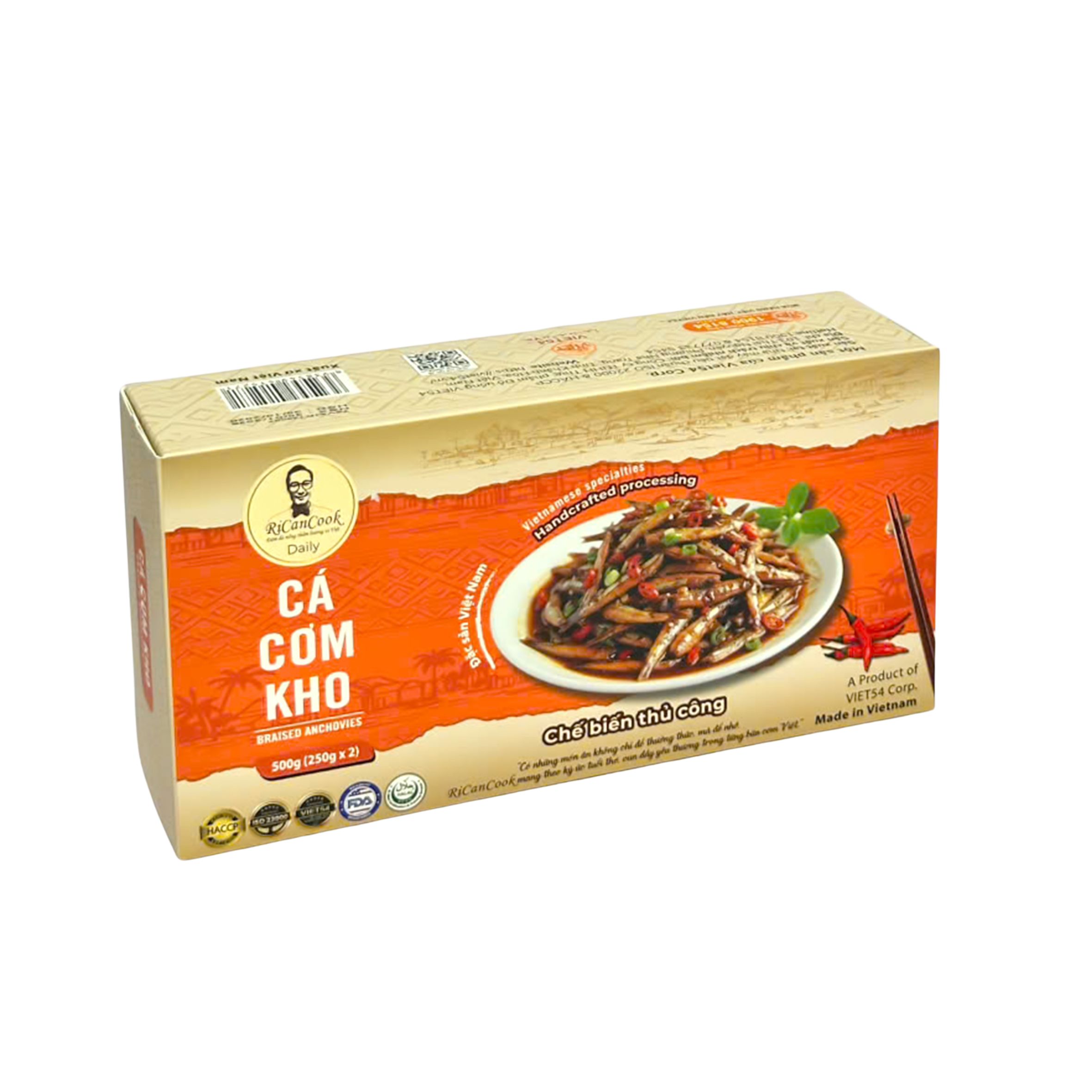 Cá Cơm Kho RiCanCook Hộp 500g