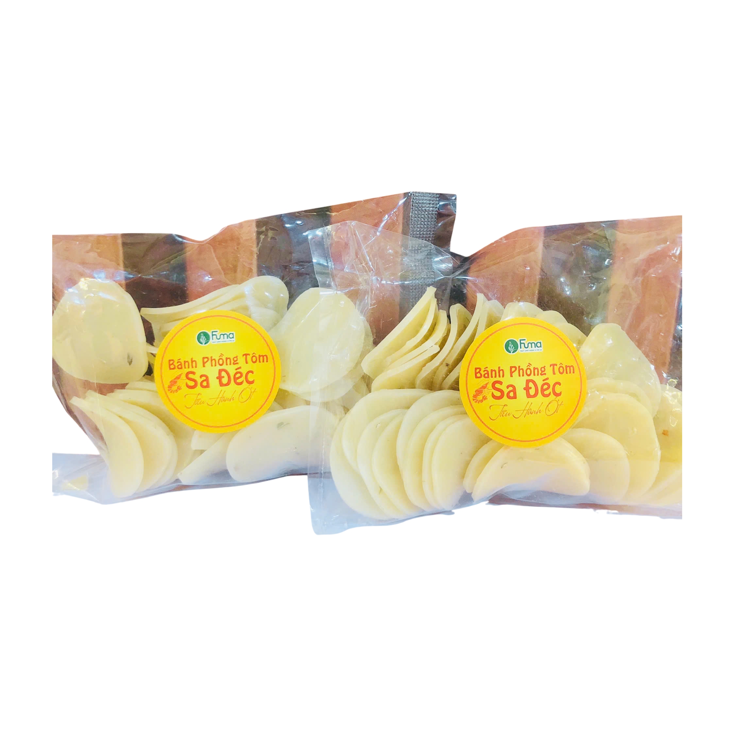 Bánh Phồng Tôm Tiêu Hành Ớt Tròn Fuma Gói 100
